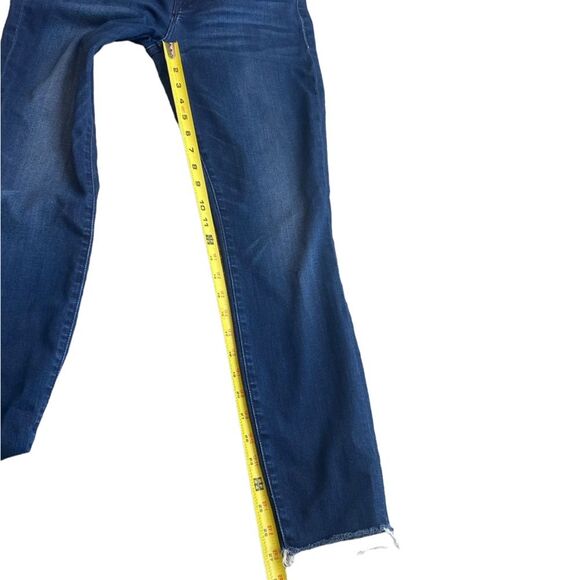 Mother Women’s Size 27 High Waist Looker Ankle Fray‎ Jeans Soft Stretch Denim - Picture 13 of 14